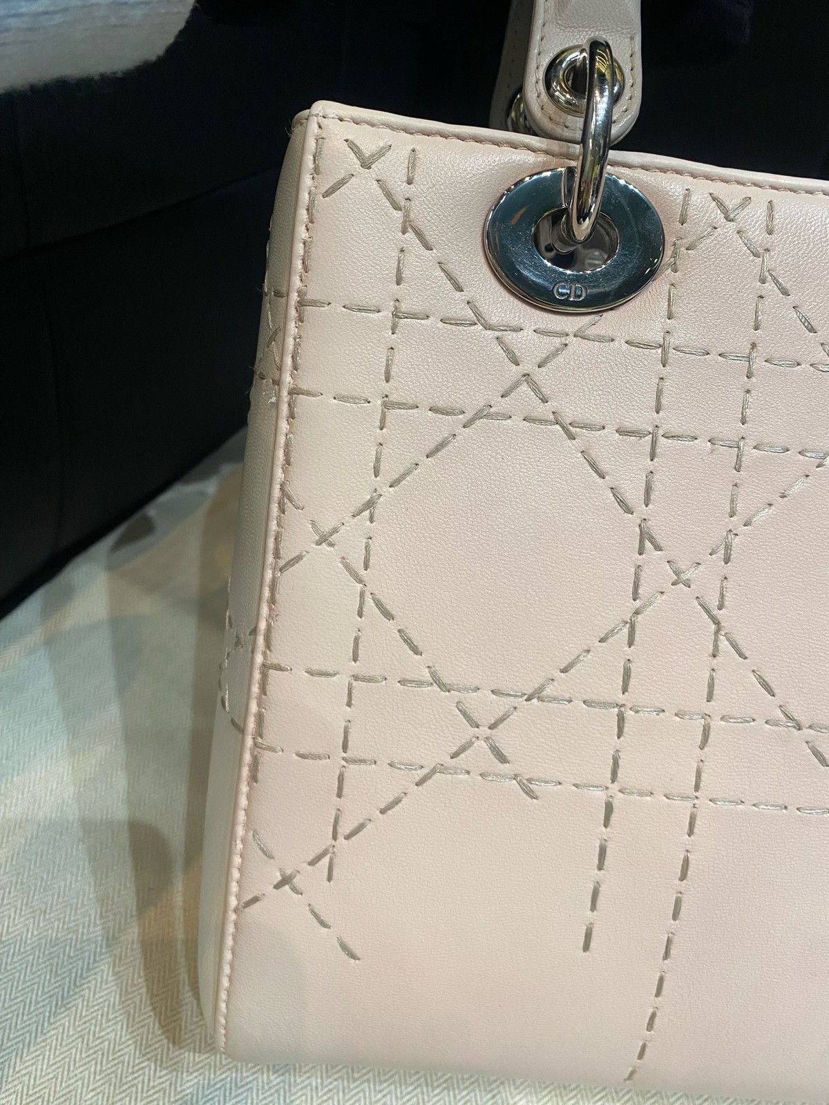 Dior Pre-Owned Authentic Luxury Handbag 24×11×20 Free Tracked Shipping