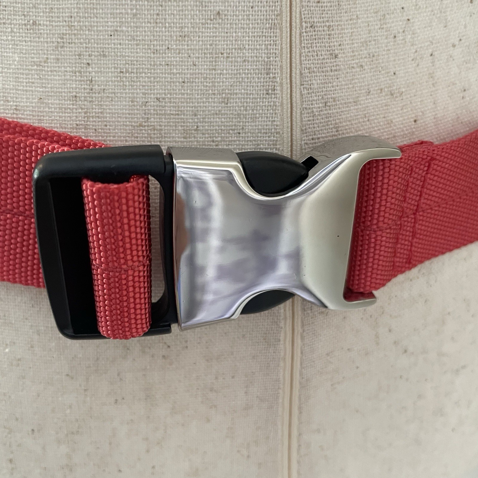 MZ Wallace Metro Belt Bag Watermelon Red Pink Sling Purse Summer Travel EUC