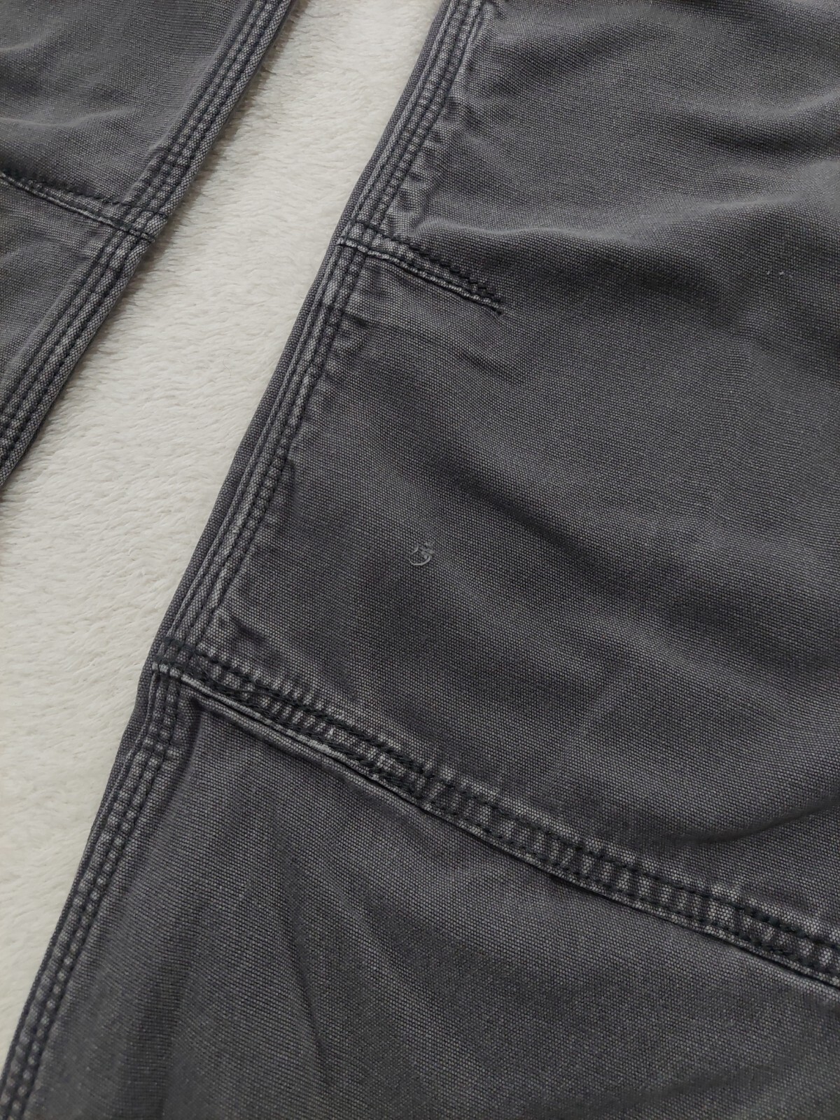 Carhartt Workwear Gray Double Knee Mens Pants Relaxed Fit 42×32 102802-029