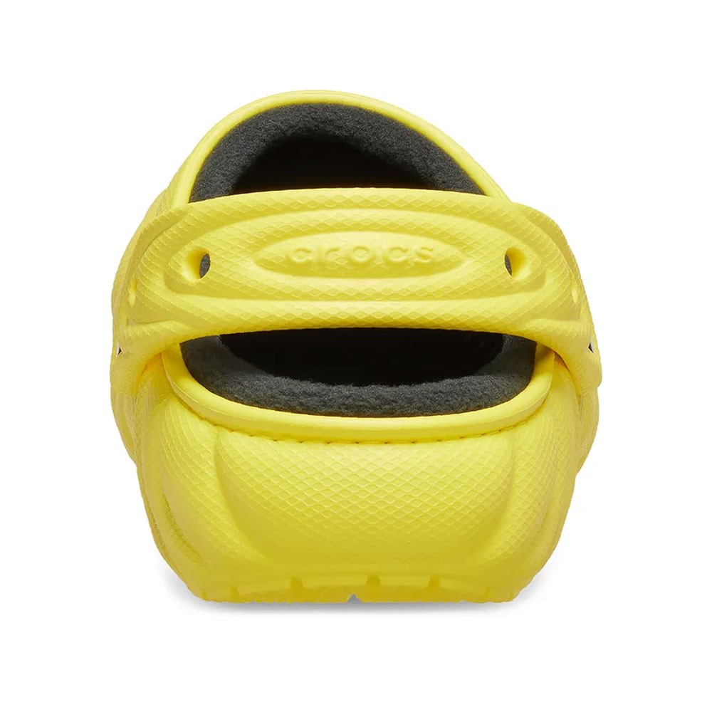New CROCS Womens CLASSIC LINED OVERPUFF CLOG 210059-77J CYBER YELLOW US W 5-9