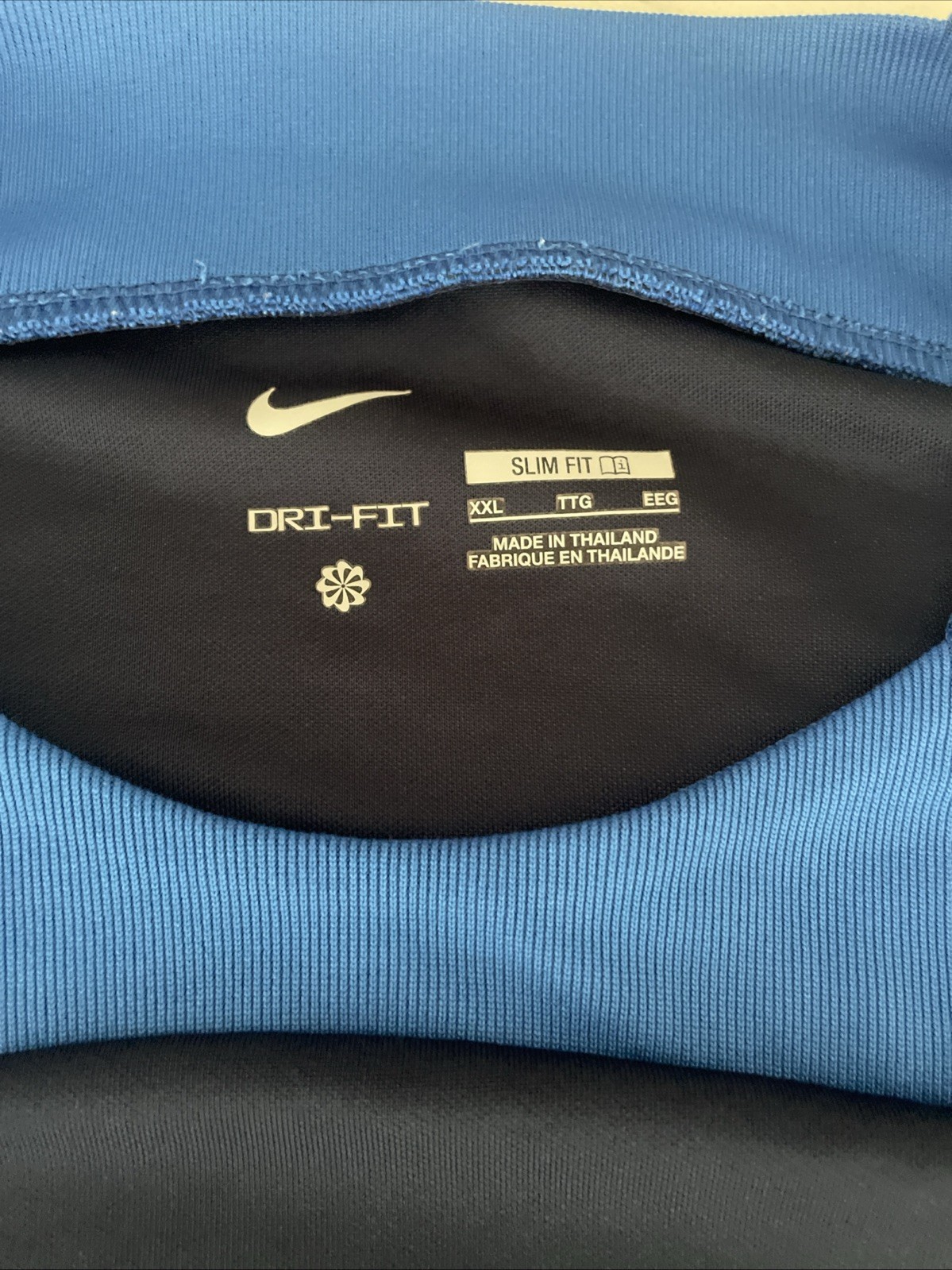 Nike Dri-Fit Strike Top Soccer Football Slim Fit Men’s Size XXL Navy DV9237-451