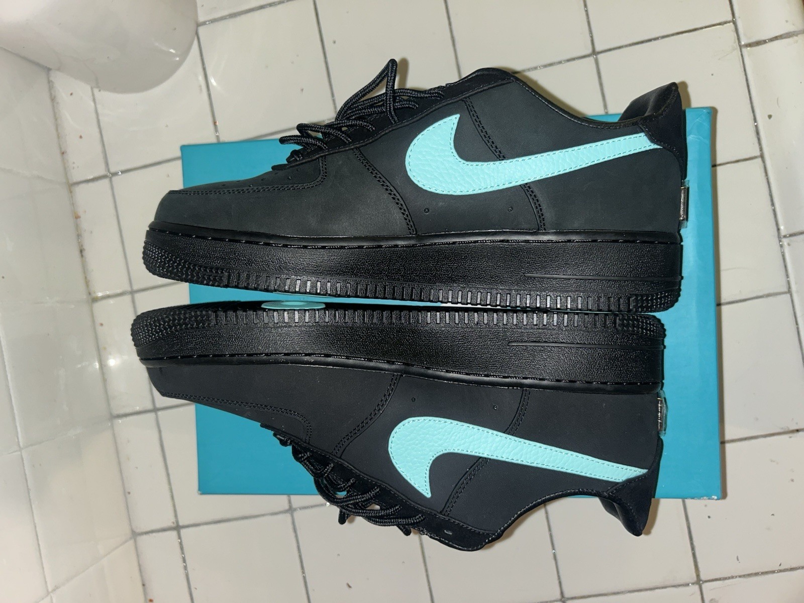 Nike Air Force 1 Low x Tiffany & Co. “1837” Black DZ1382-001 2023 New