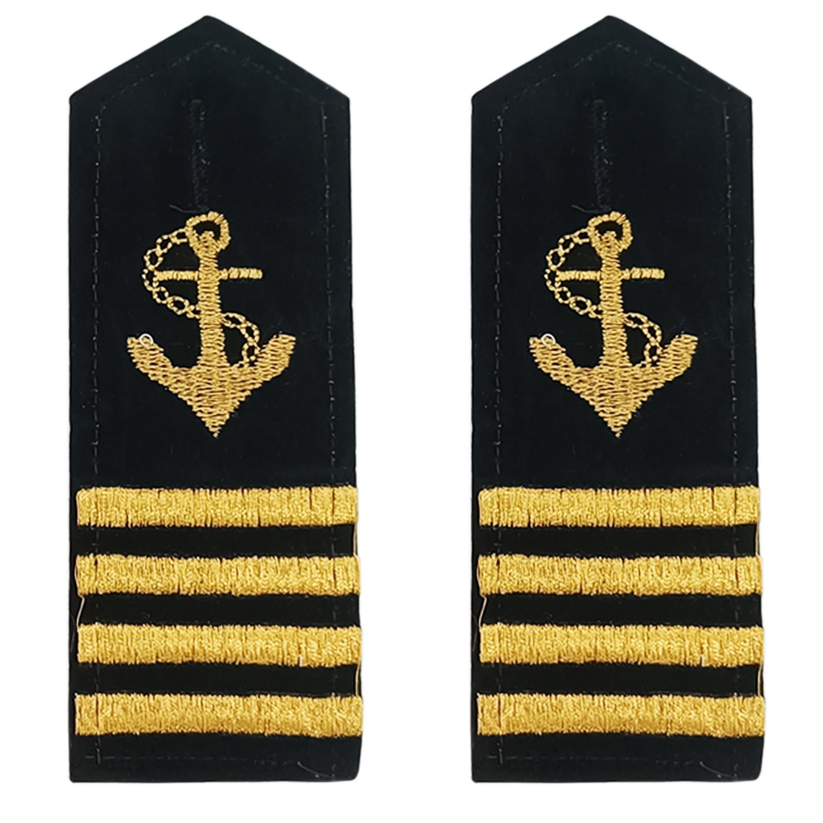 Yacht Captain Shoulder Boards Gold Halloween Anchor Shoulder Boards Mate Navy…