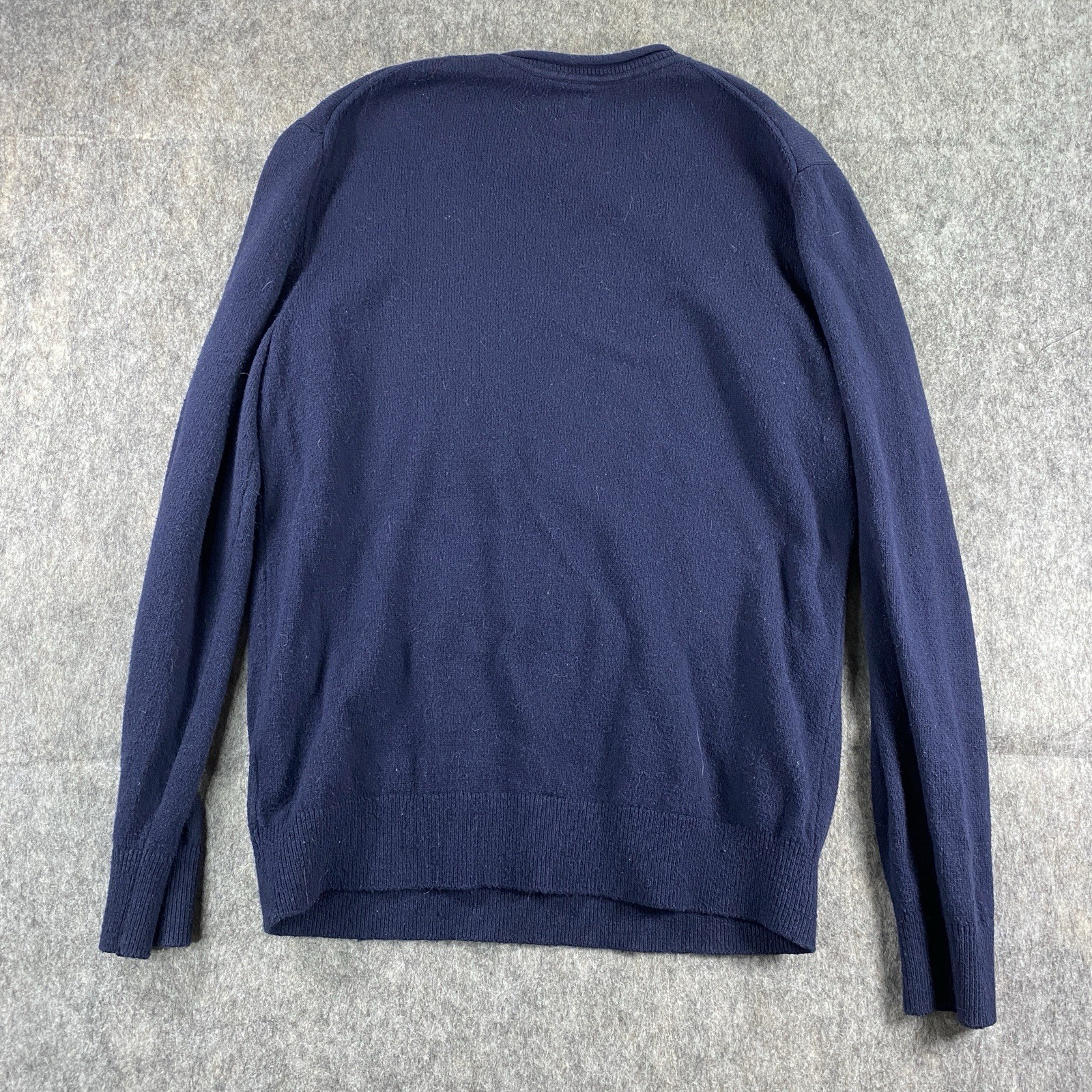GAP Roll Neck Fair Isle Sweater Men’s Large Blue Nordic Y2K Cotton