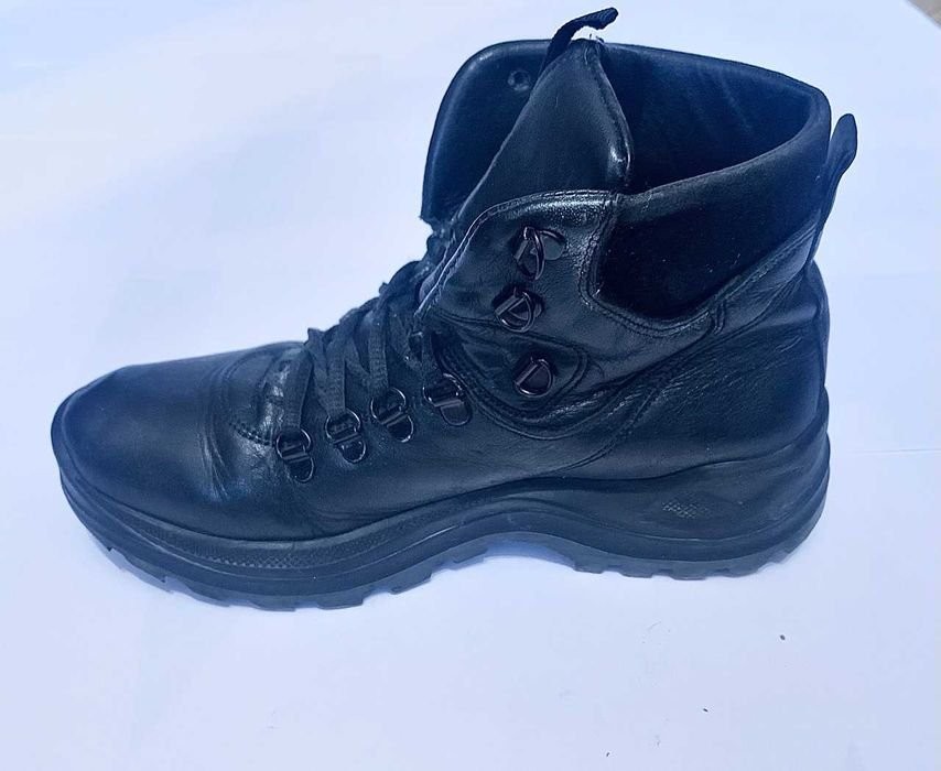 Men ECCO boots black leather 41