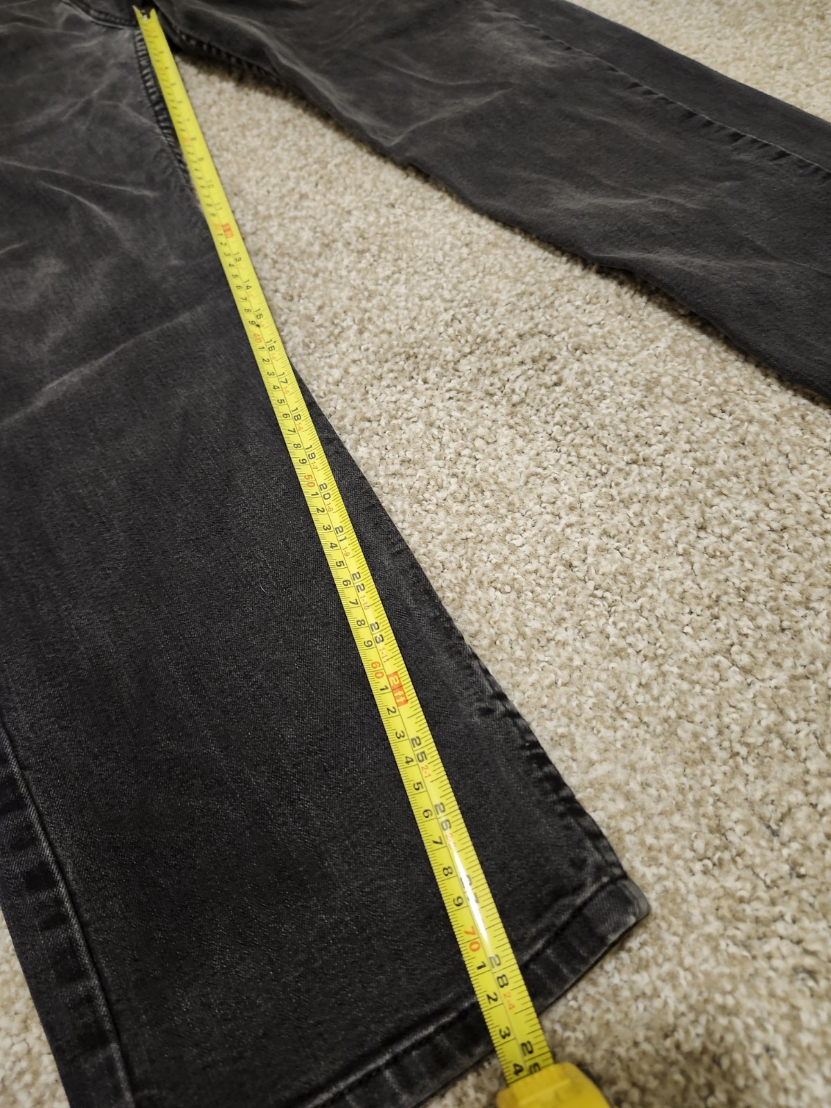 Levis 502 Jeans Mens 40×32 Premium Slim Tapered Stretch Denim Pants Actual 38×29
