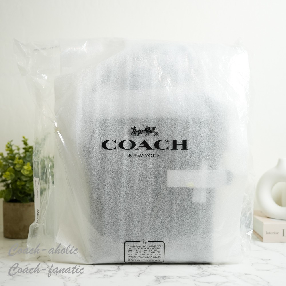 NWT Coach 4011 Houston Flight Pebbled Leather Messenger Bag Black *SEALED*