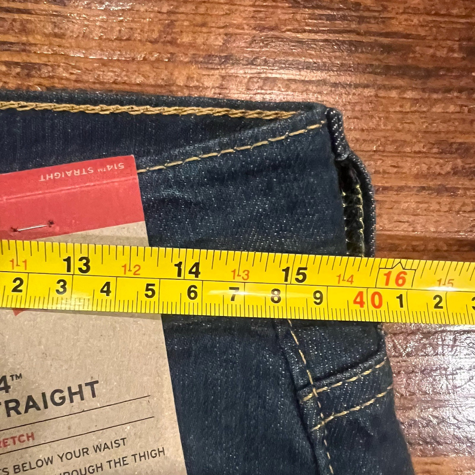 Levi’s Men’s 514 Straight Fit Jeans Midnight Stretch 30W x 30L 005140403