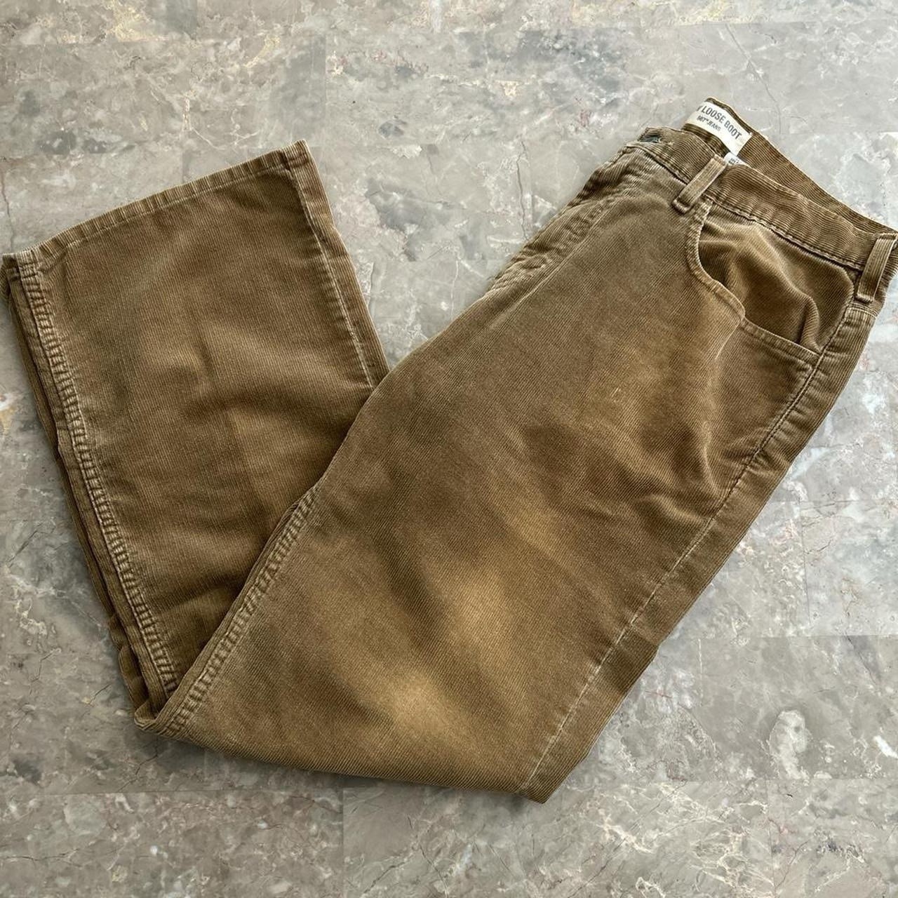 Vintage 2003 Levi’s 567 Low Loose Boot Corduroy Pants W33 Fits 35×31