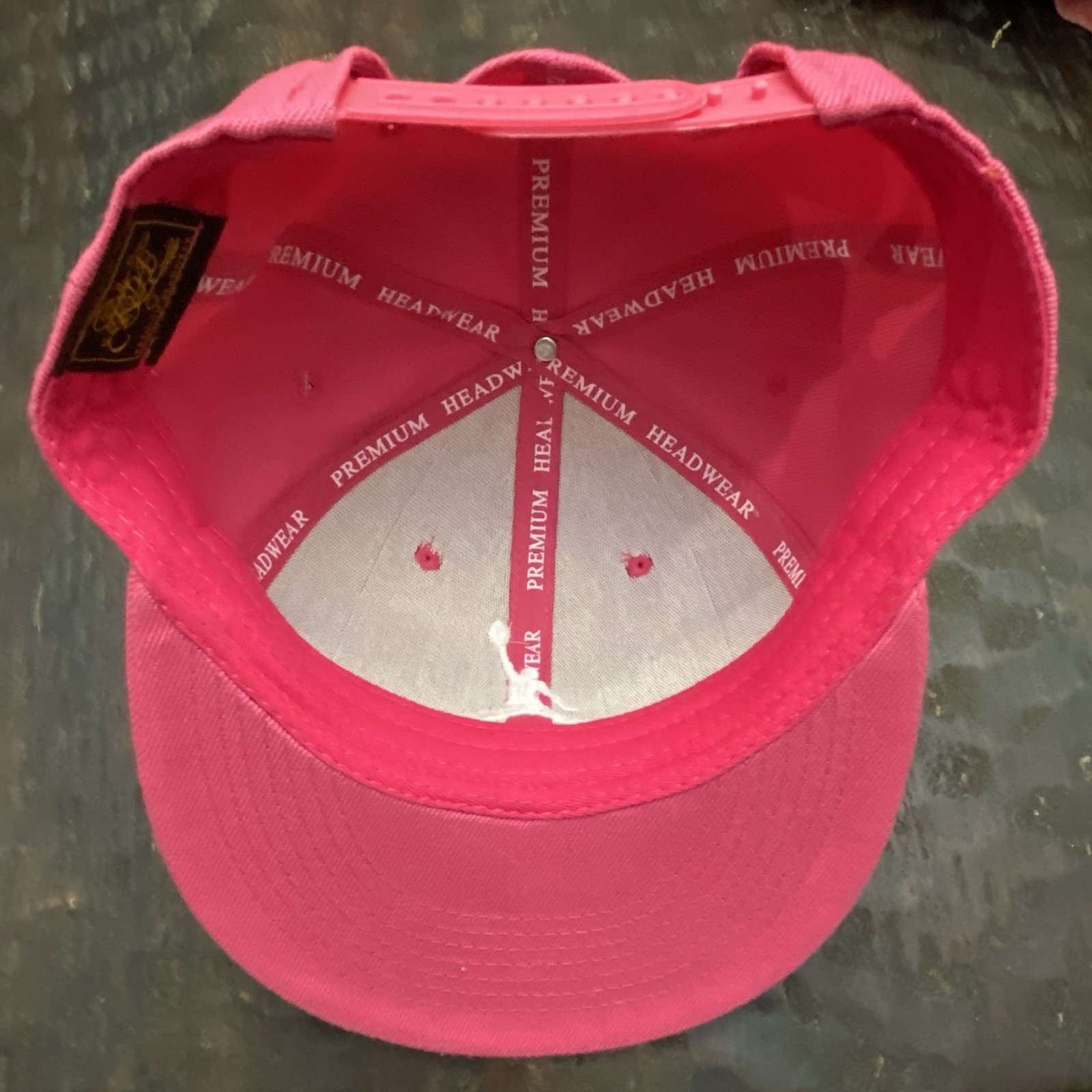 ☄️KIPA Pink Adjustable Snapback Hat Solid Unisex Adults One Size Jumpman Logo🔥