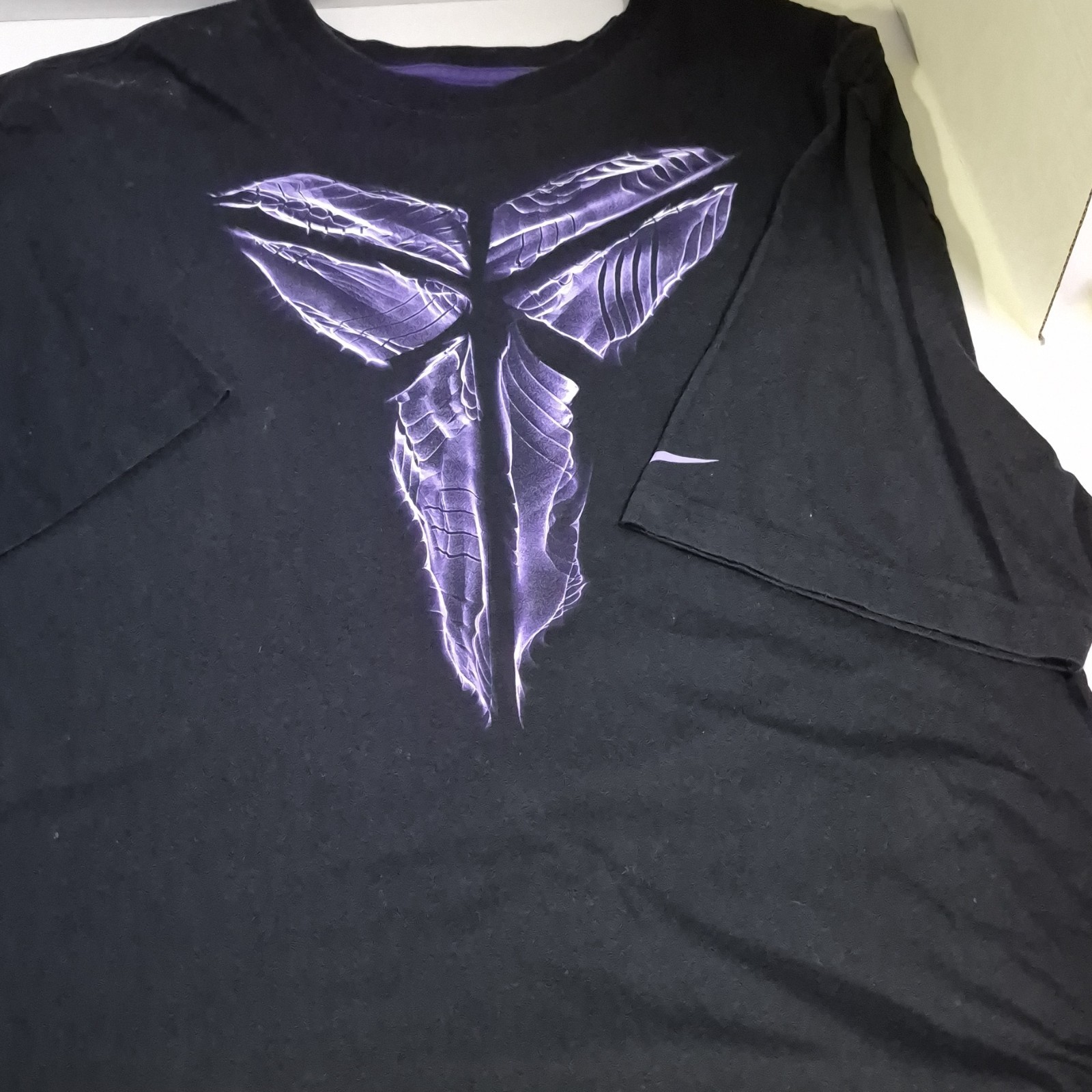 Nike Dri-FIT Kobe Bryant Moisture Wicking Graphic Tee Black/Purple Men 2XL