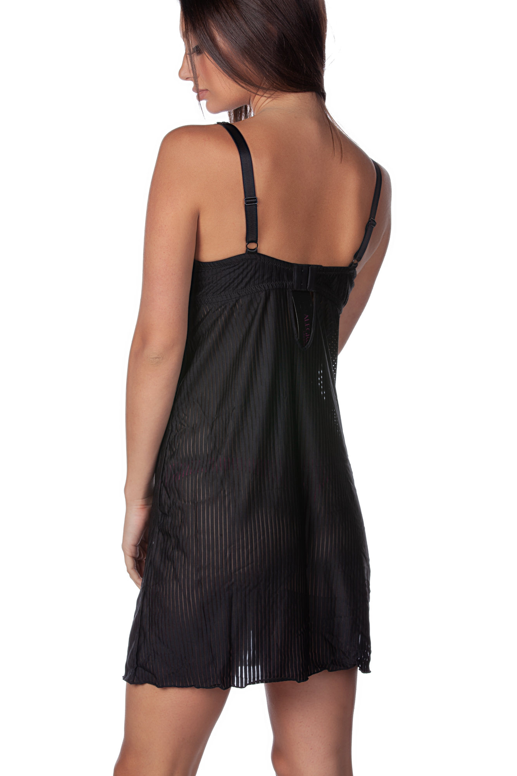 Alegro Lingerie Women’s Fleur de Leis Underwire Baby Doll Chemise Nightgown