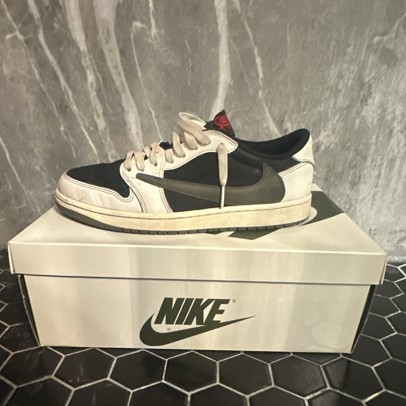 Air Jordan 1 Retro Low OG SP -Travis Scott Olive (W)