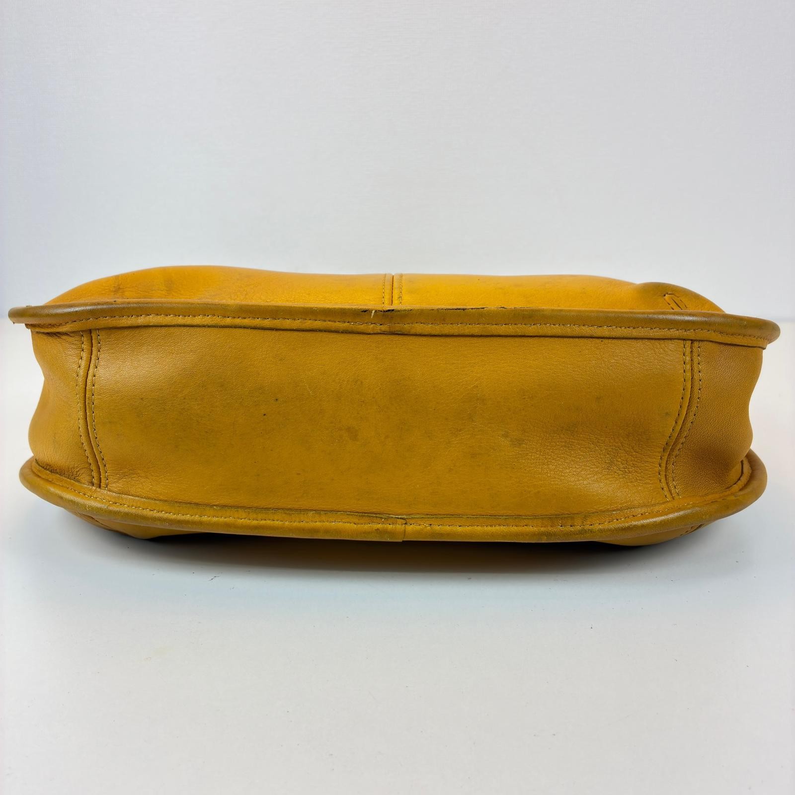 COACH Ergo Shoulder Bag, Yellow Leather Shoulder Bag 9033 leather yellow