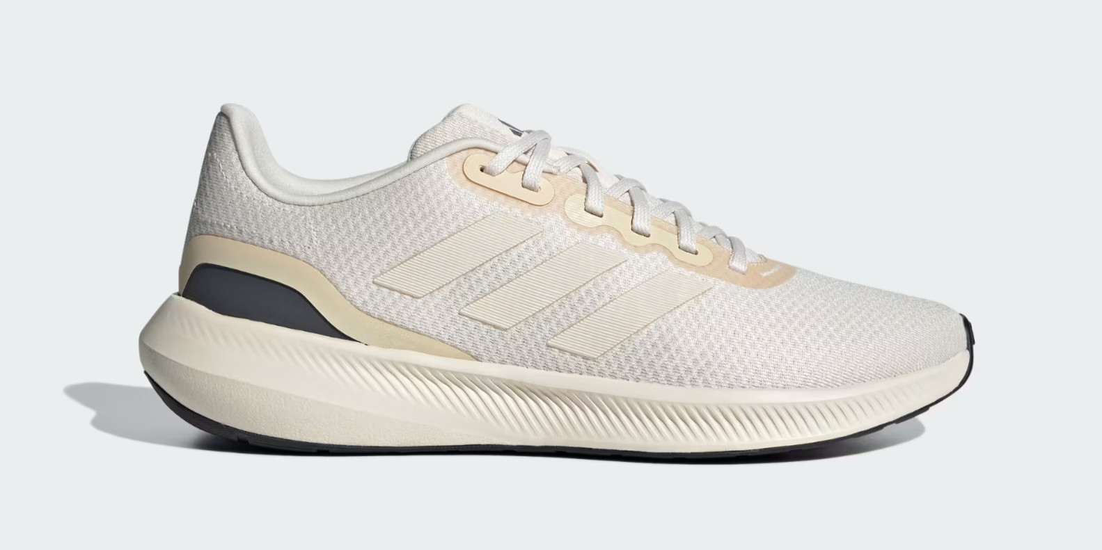 Adidas Runfalcon 3.0 Men’s 10 Wonder White Crystal Sand Running Training Shoes
