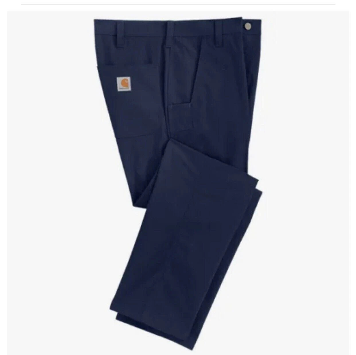 NEW Carhartt Dungaree Pants Jeans 383-20 Navy Blue Lightweight Mens 31X30