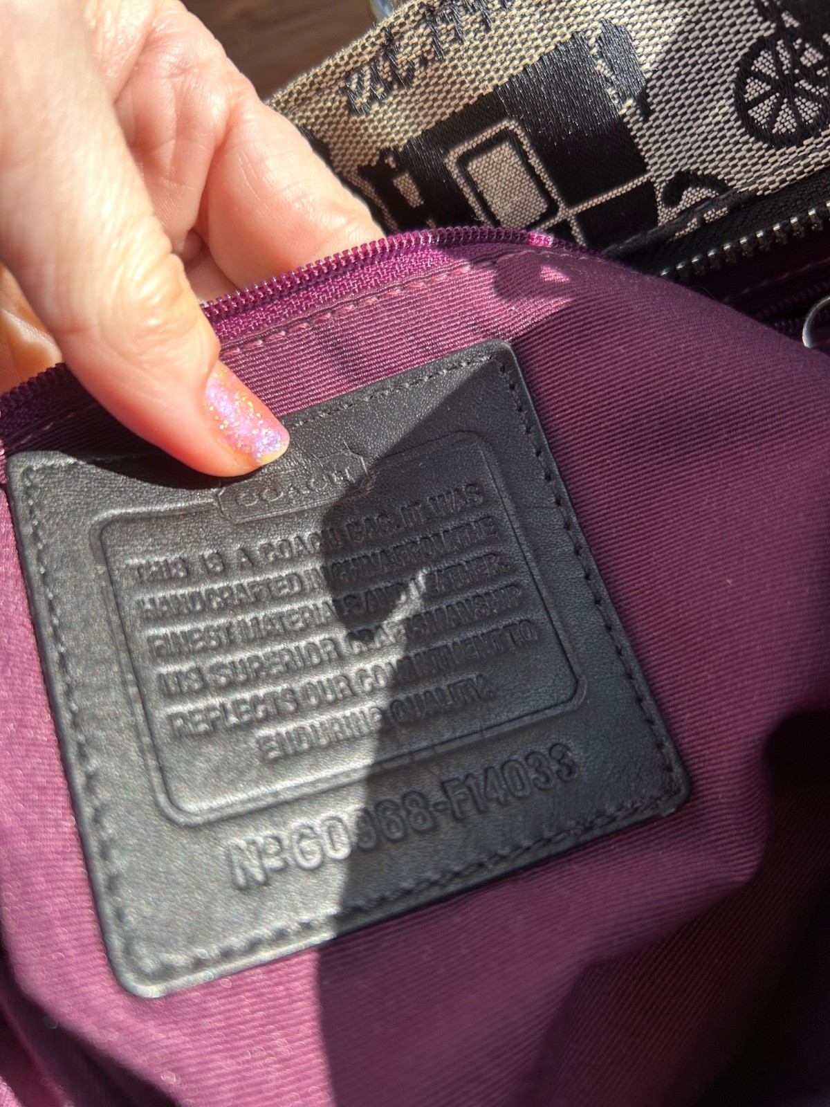 coach y2k horse & carriage bag F14033