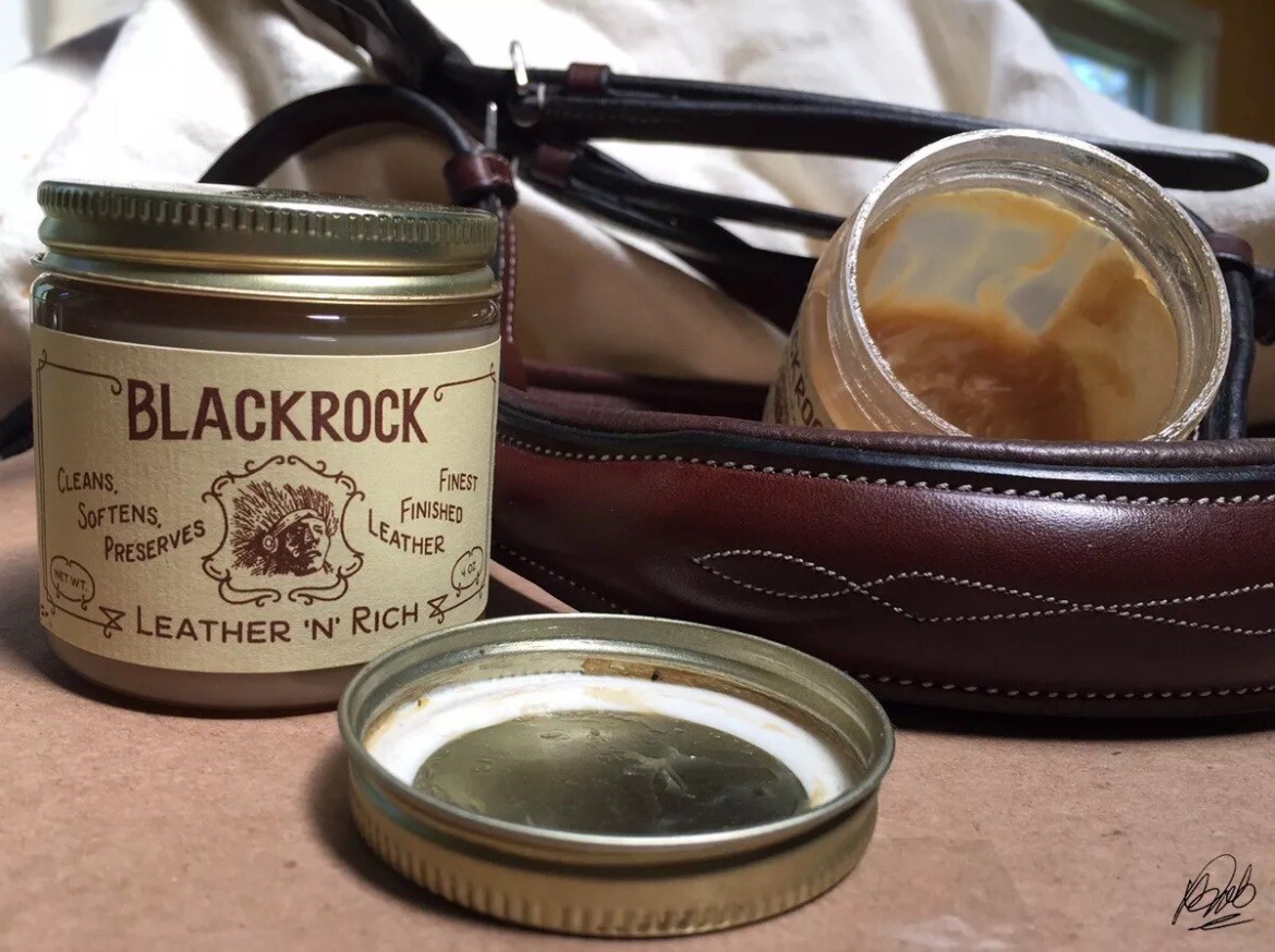 Blackrock Leather N Rich Leather Cleaner Conditioner Protector 4 Oz Made In USA
