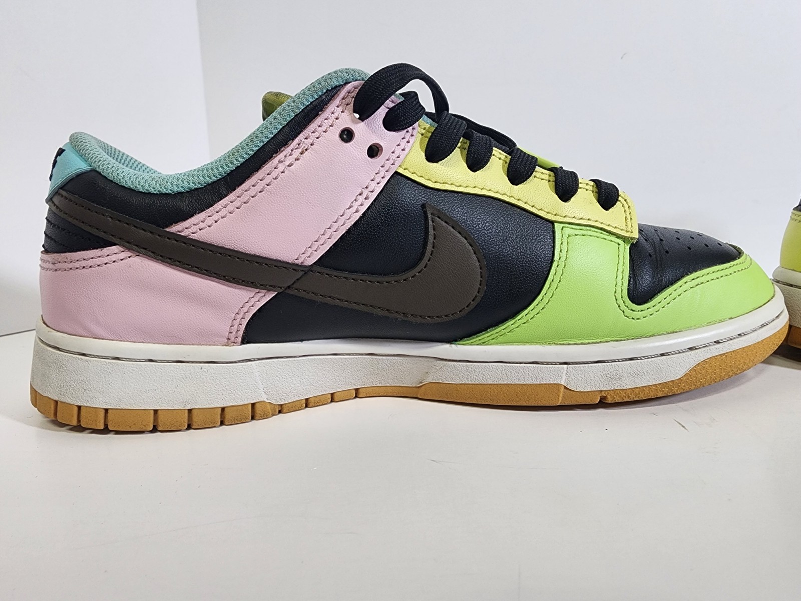 Nike Dunk Low SE FREE.99 Mens Size 9 Black Multicolor Great Condition DH0952-001