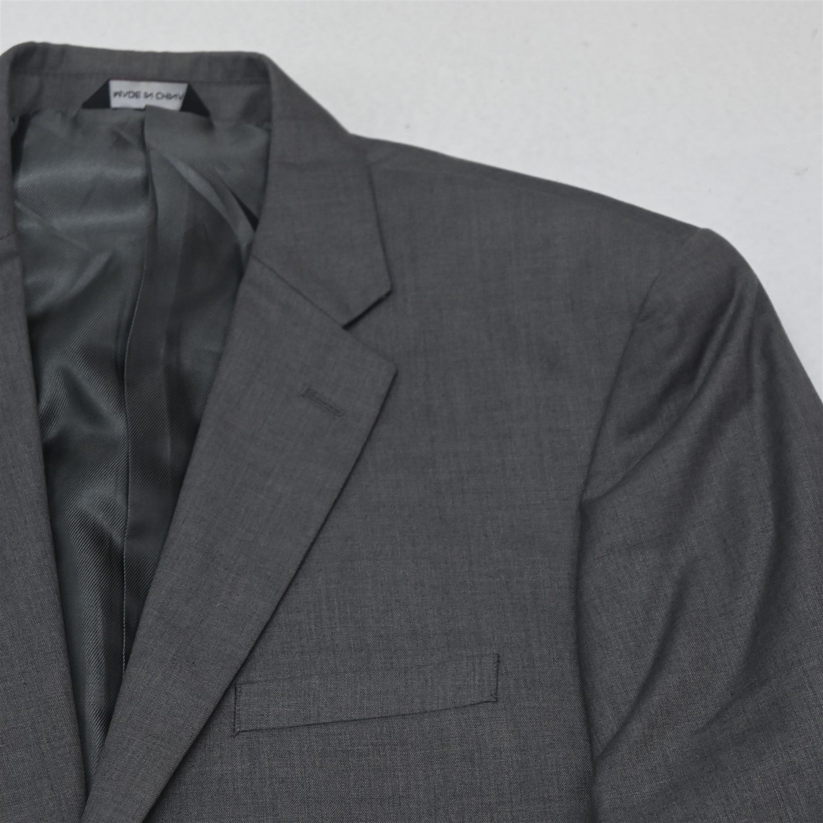 Lineage 40S 32×32 Gray Oxford Mens Jacket Pants Suit