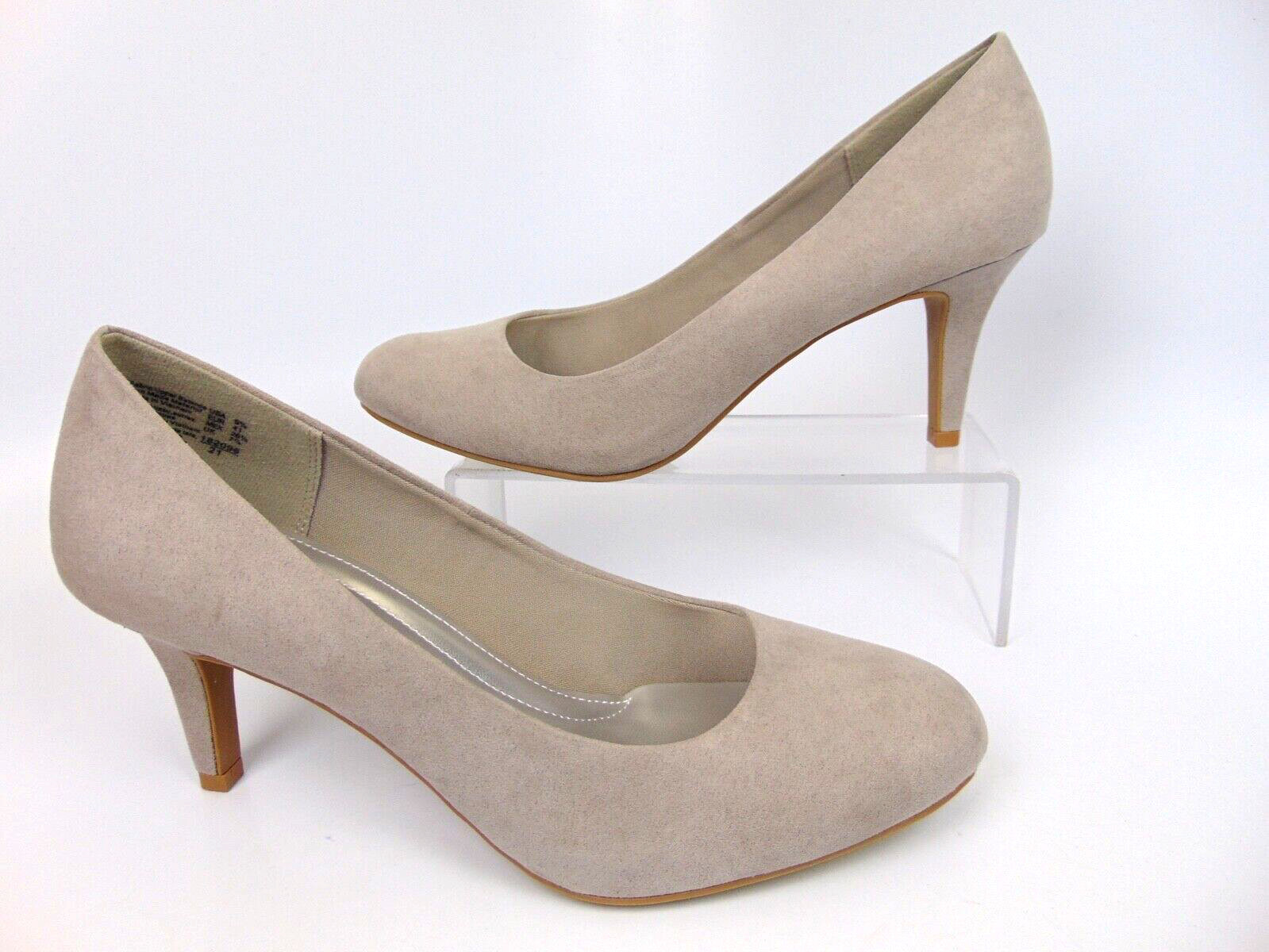 NEW! Comfort Plus Karmen Classic Pump Heel Shoes, Womens Size 9.5 M, Gray