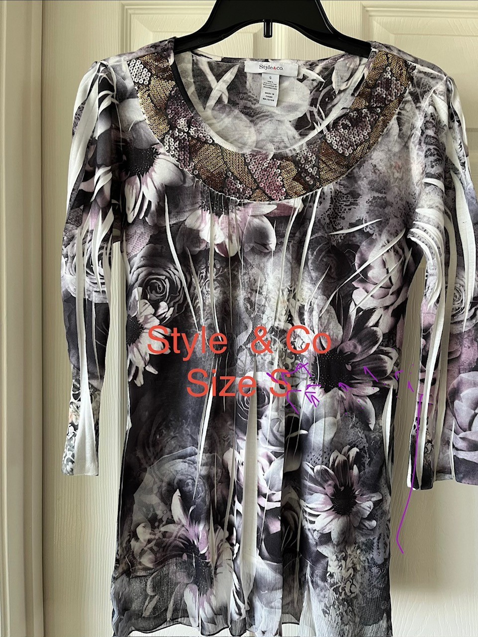 Style and Company Tops for Women Small and Medium