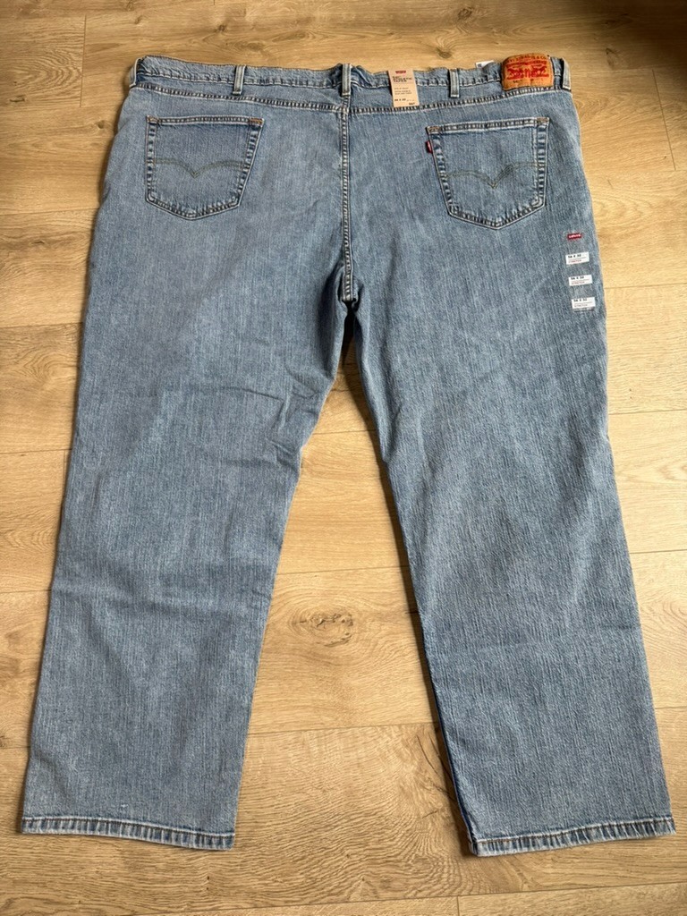 NWT Mens Levis 559 relaxed straight stretch jeans Big & Tall size 56×30 (55×28)