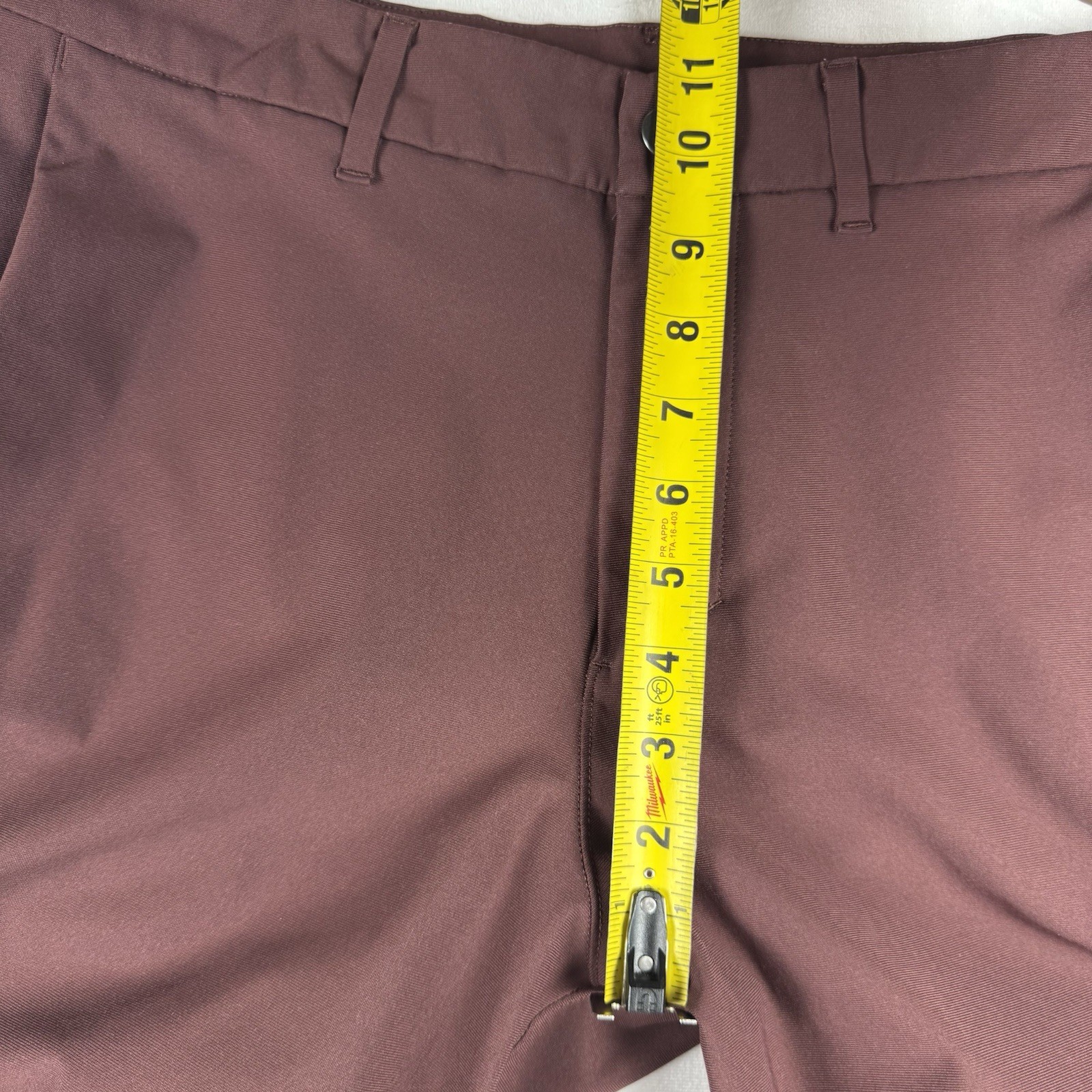 Lululemon Mens Pants Size 32″x30″ Commission Maroon Performance Stretch Slim