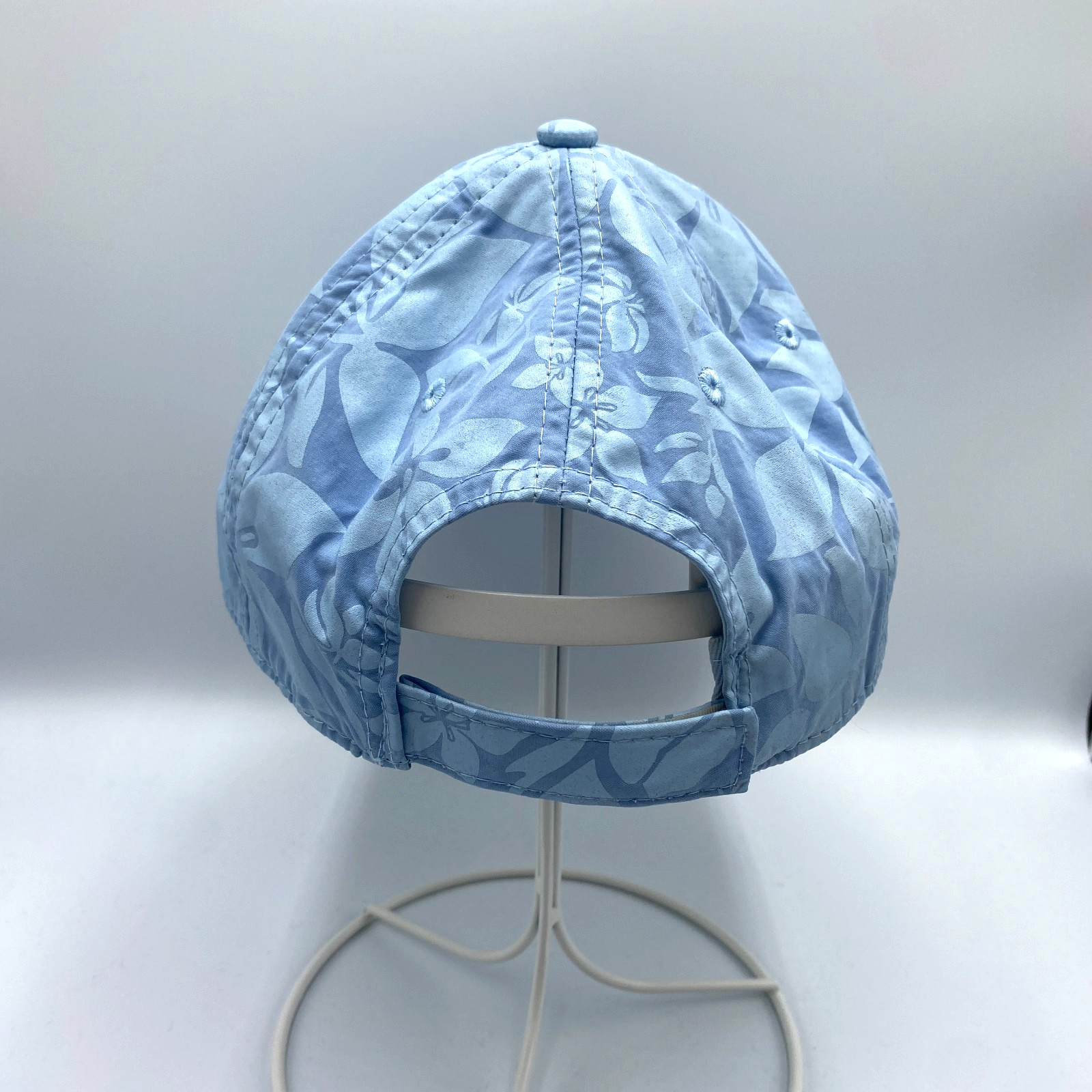 Womens Beachy Tropical Floral Graphic Gardening Adjustable Strapback Hat Cap