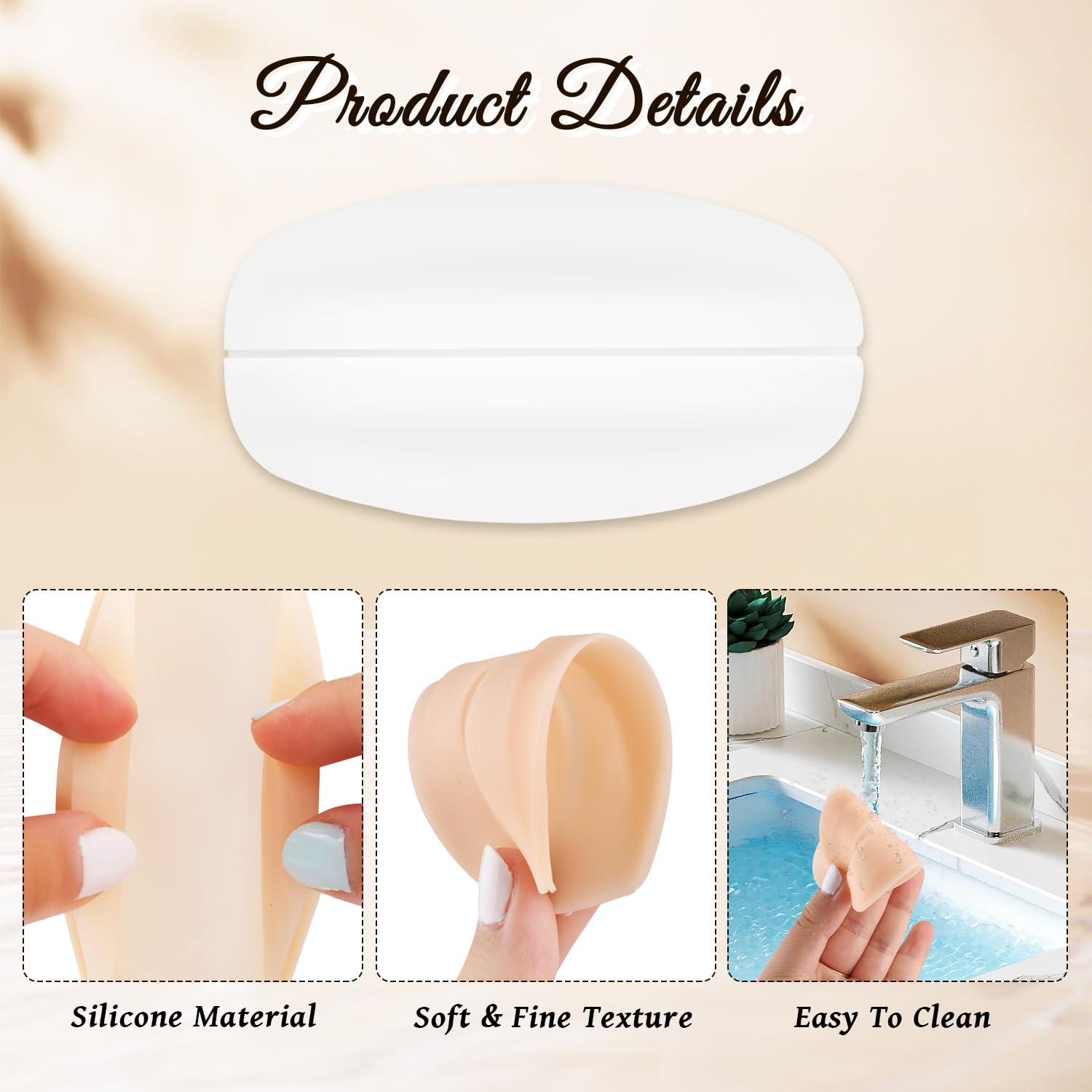 6 Pair Bra Strap Gel Pad Retainer Non-slip Soft and Easy Shoulder Protection Pad