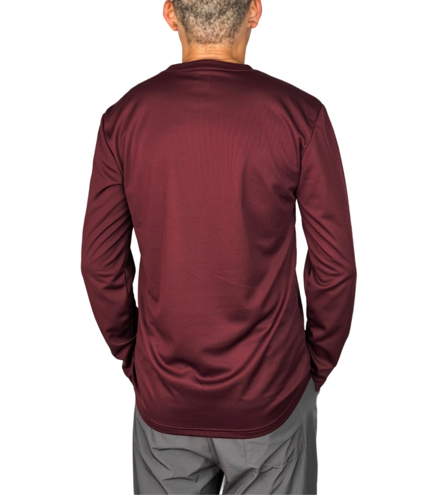 Mens 5-Pack Long Sleeve Tees: Dry faster than your excuses, sun-protected too!