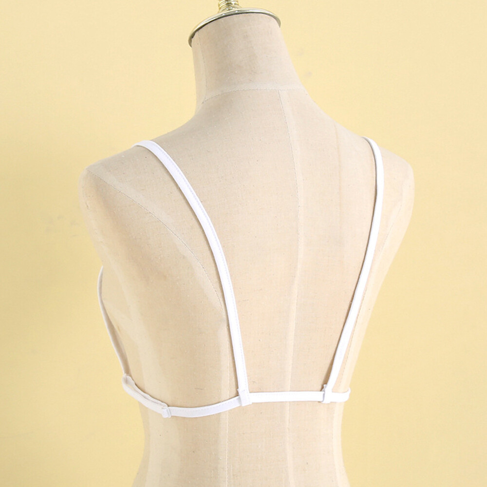 Mock Camisole Wrapped Chest Modesty Panel Vest Cleavage Cover Camisole Thin ~