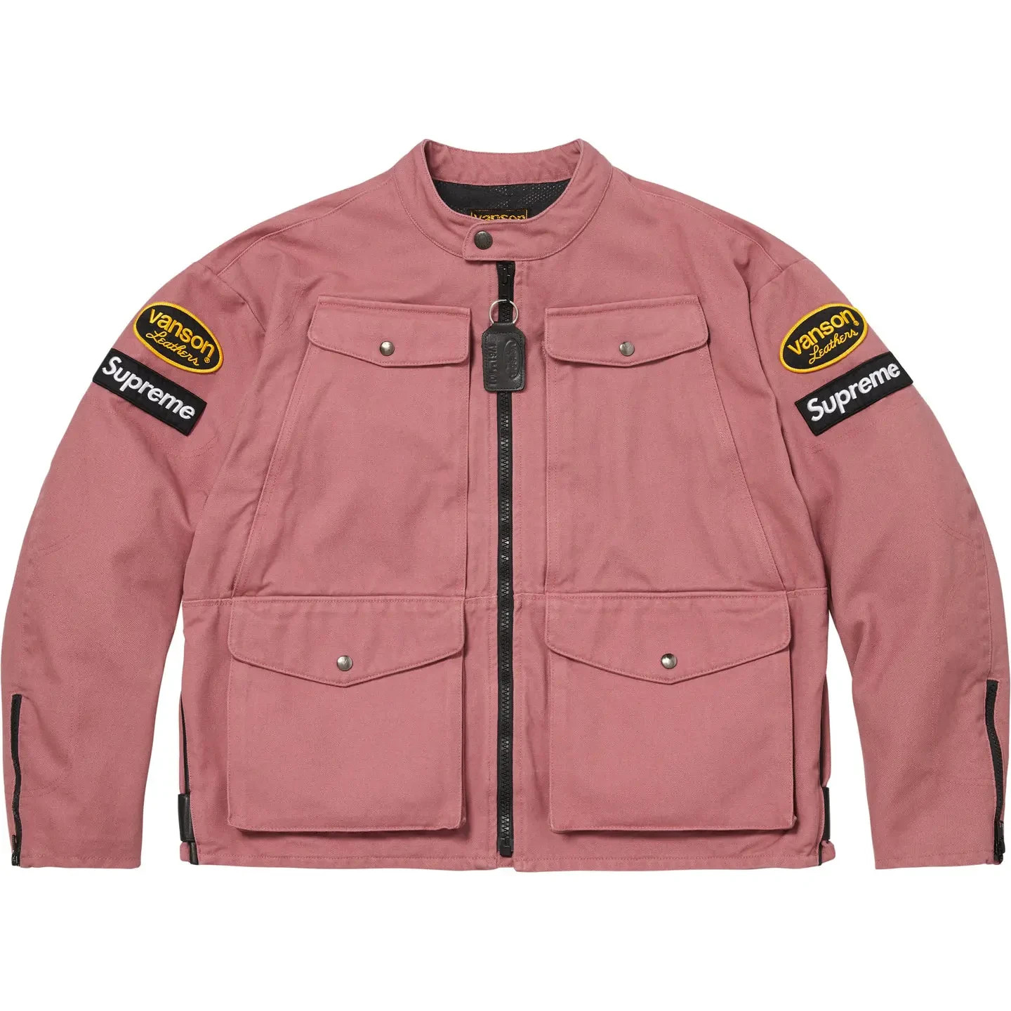 777159 Supreme x Vanson Leathers Cordura Jacket Pink