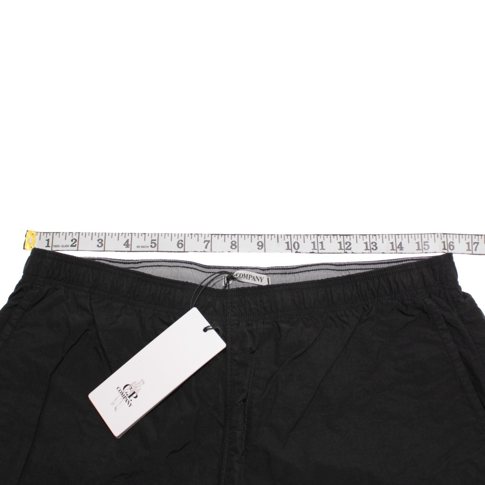 C.P. (CP) Company NWT Swimsuit / Trunks Size 48 32 US Solid Black 100% Polyamide
