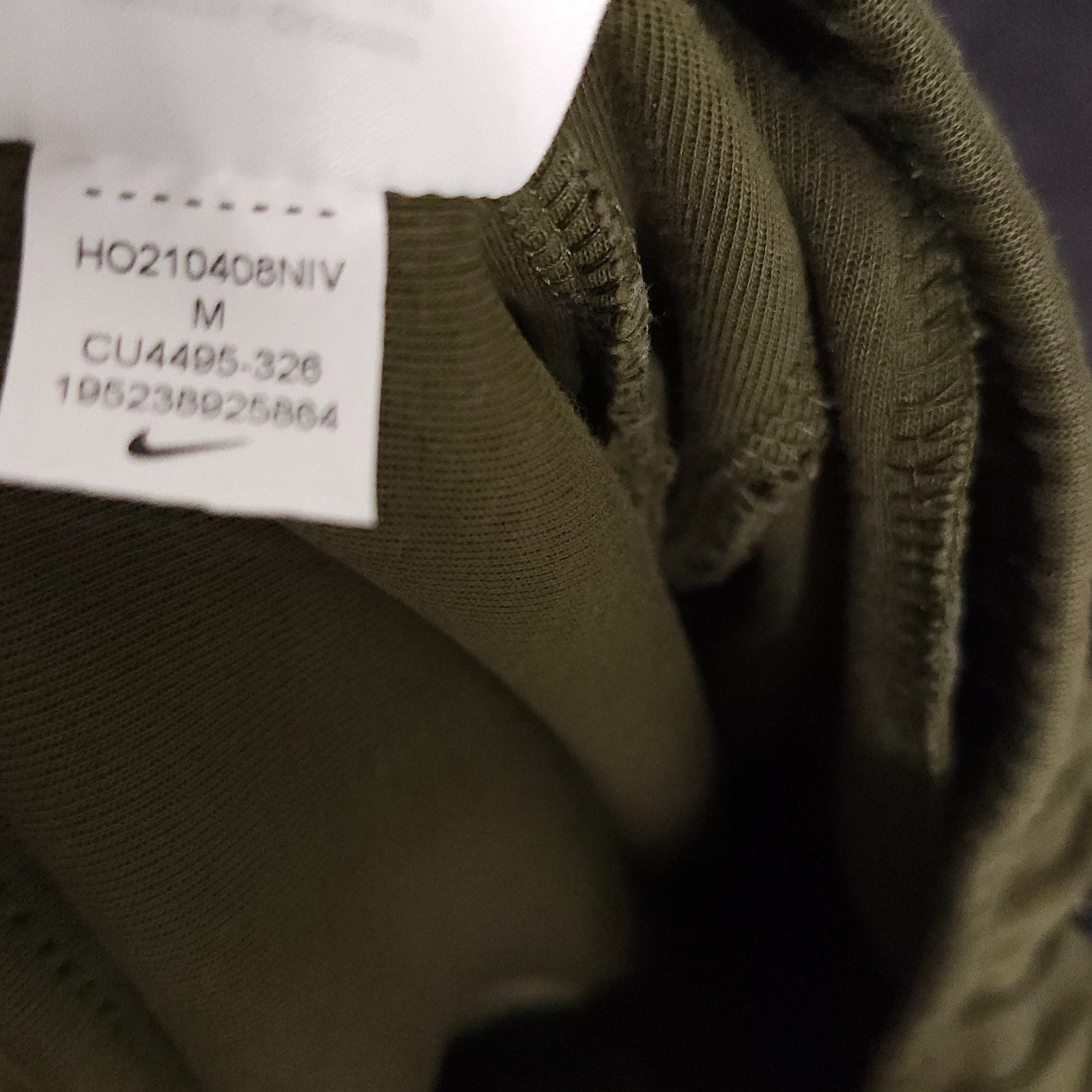 Nike Tech Fleece Jogger Sweatpants Mens Medium Olive Green Drawstring Sportswear