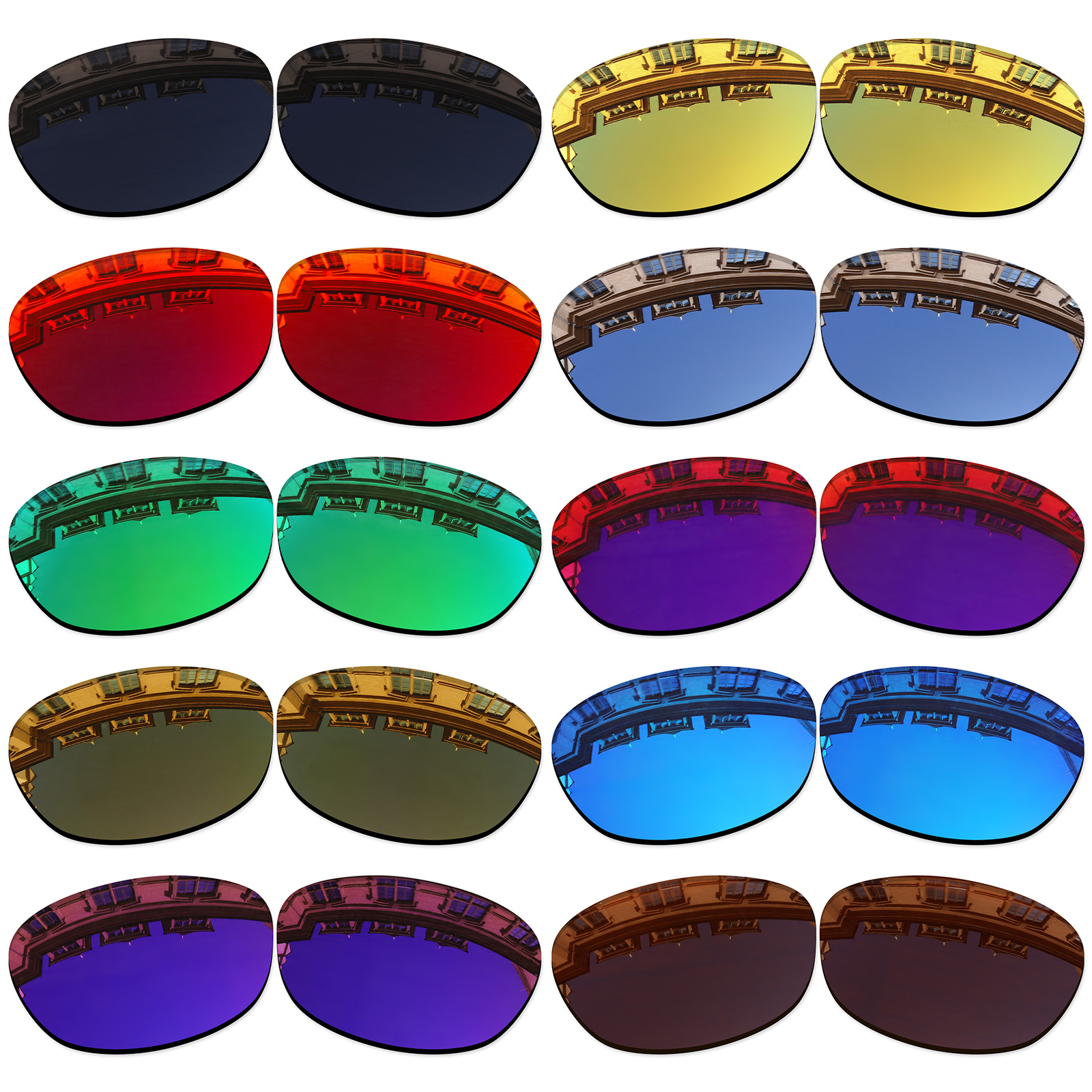 Vonxyz Polarized Replacement Lenses for-Oakley Monster Dog Sunglasses – Options