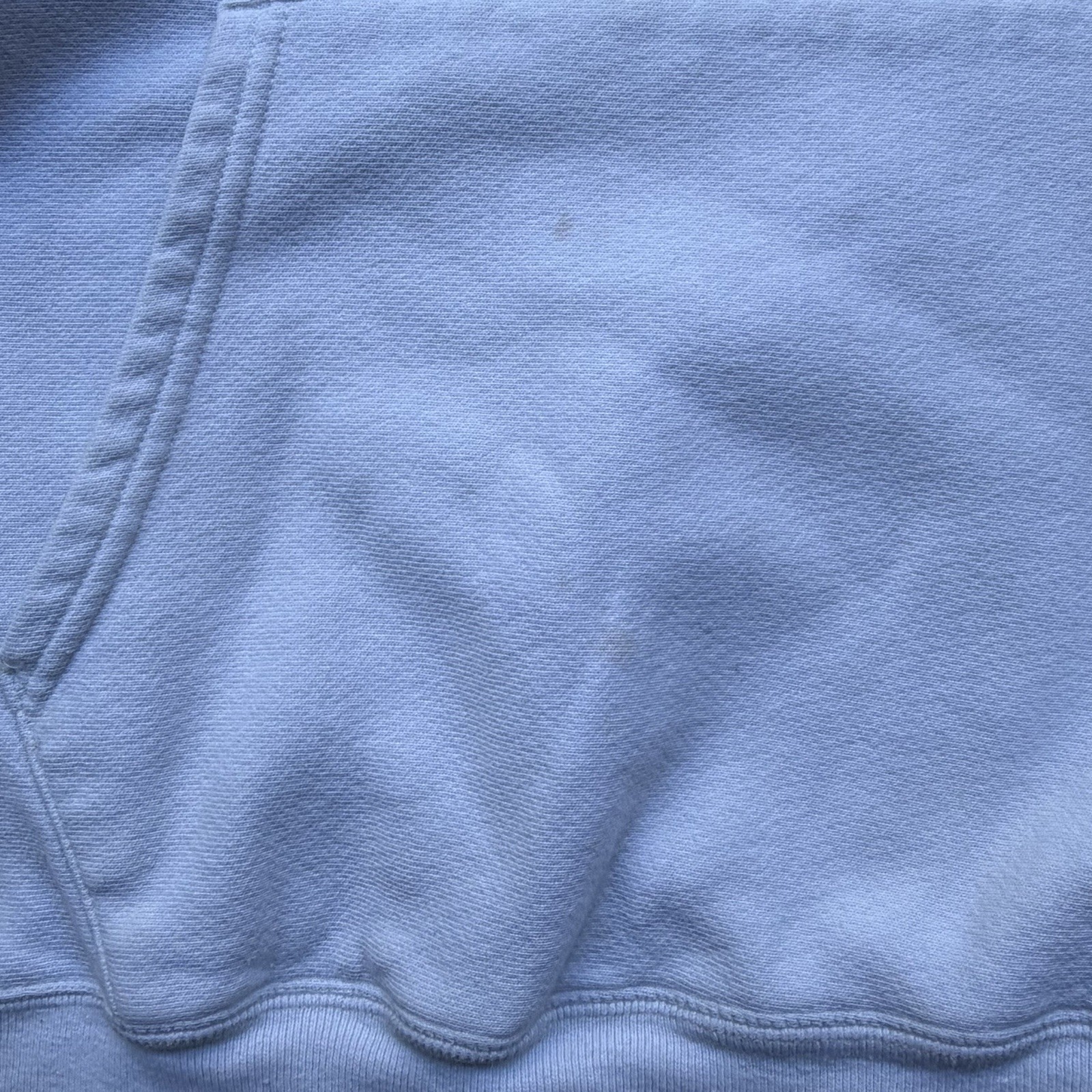 Champion Reverse Weave Men’s White Fleece Pullover Hoodie XL Embroidered Logo