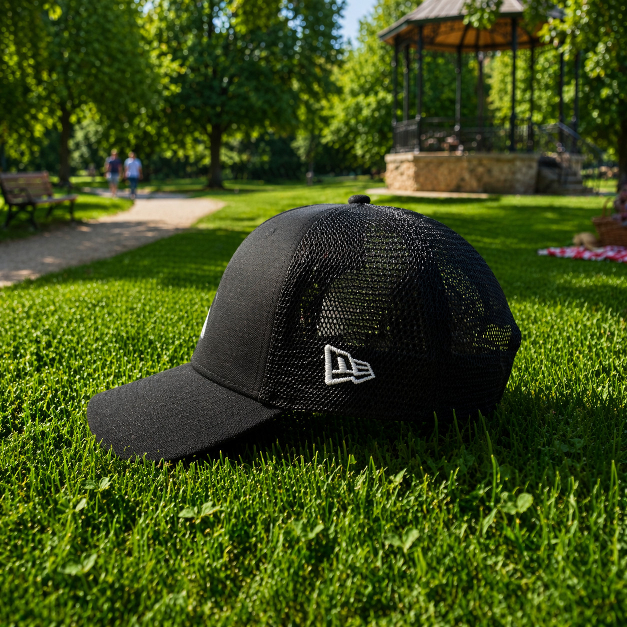 German Firearms Trucker Hat Embroidered Logo Mesh Snapback Hunting Cap
