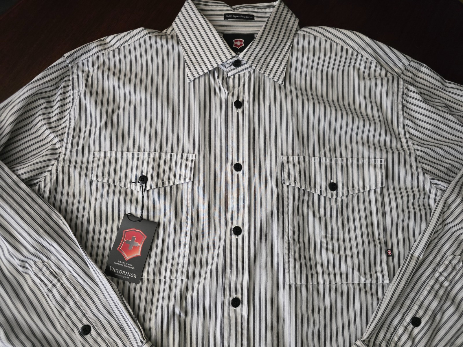 Victorinox Swiss Army Mens Super Fine Cotton Shirt XL NWT $85