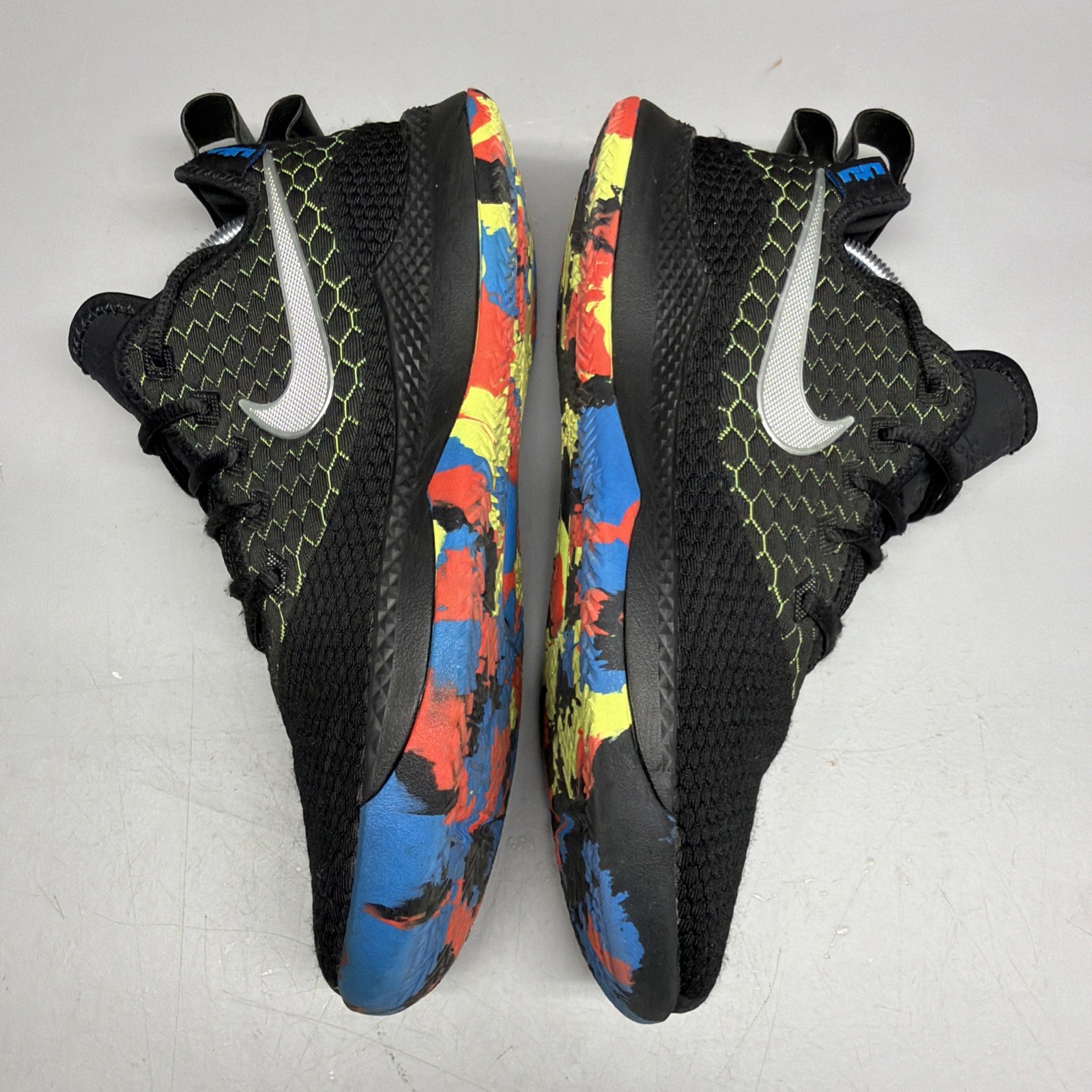 Nike Air LeBron James Witness III 3 Black Multi Color AO4433-009 Men Size 8.5 A+
