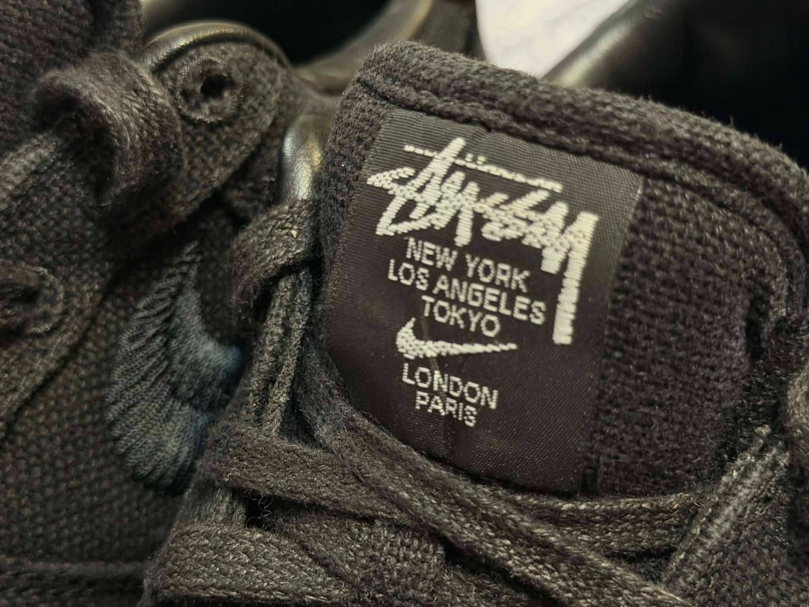 Size 7 – Nike Air Force 1 Low Stussy Black