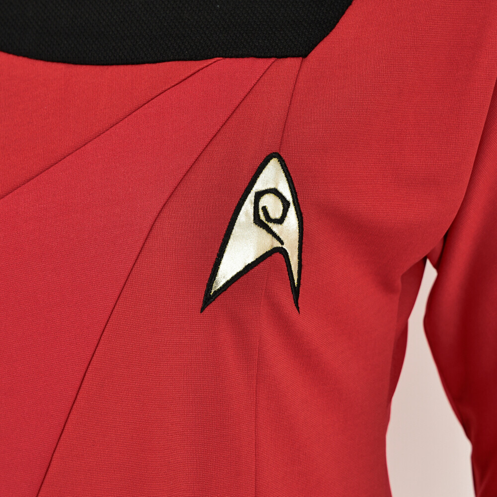 The Original Series Female Duty Red Dresses Cosplay Starfleet Uniform Costumes