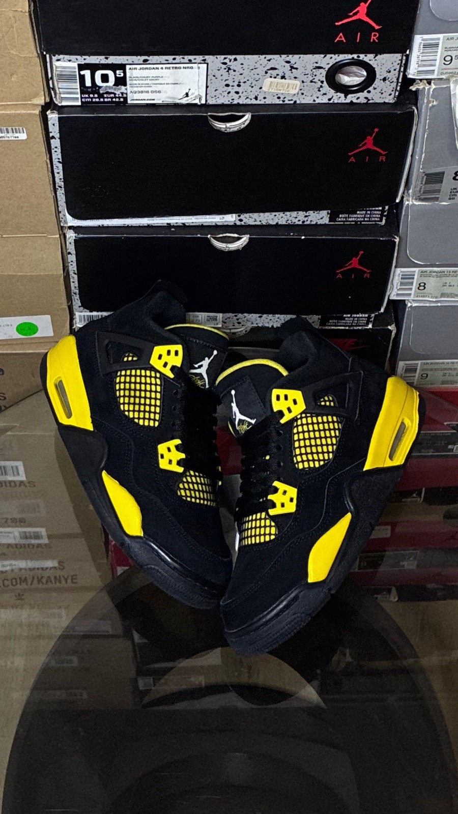 Nike Air Jordan 4 Retro Thunder GS 2023 Size 4y