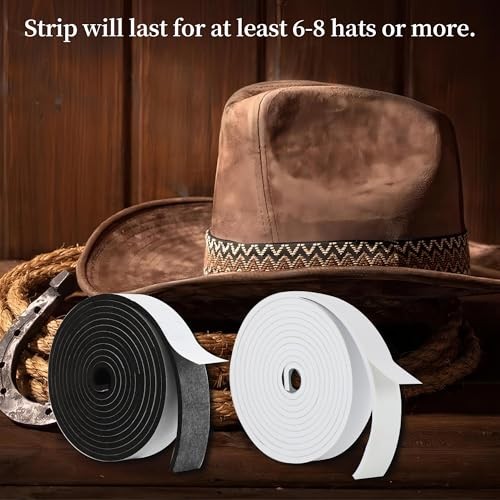 Hat Tape Roll 160″ Hats Size Reducer Insert Foam Filler Cap Sizing Tape Self
