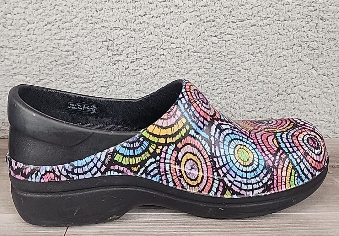 Crocs at Work Clogs Womens 9 Multicolor Neria Pro II Graphic Slip Resistant