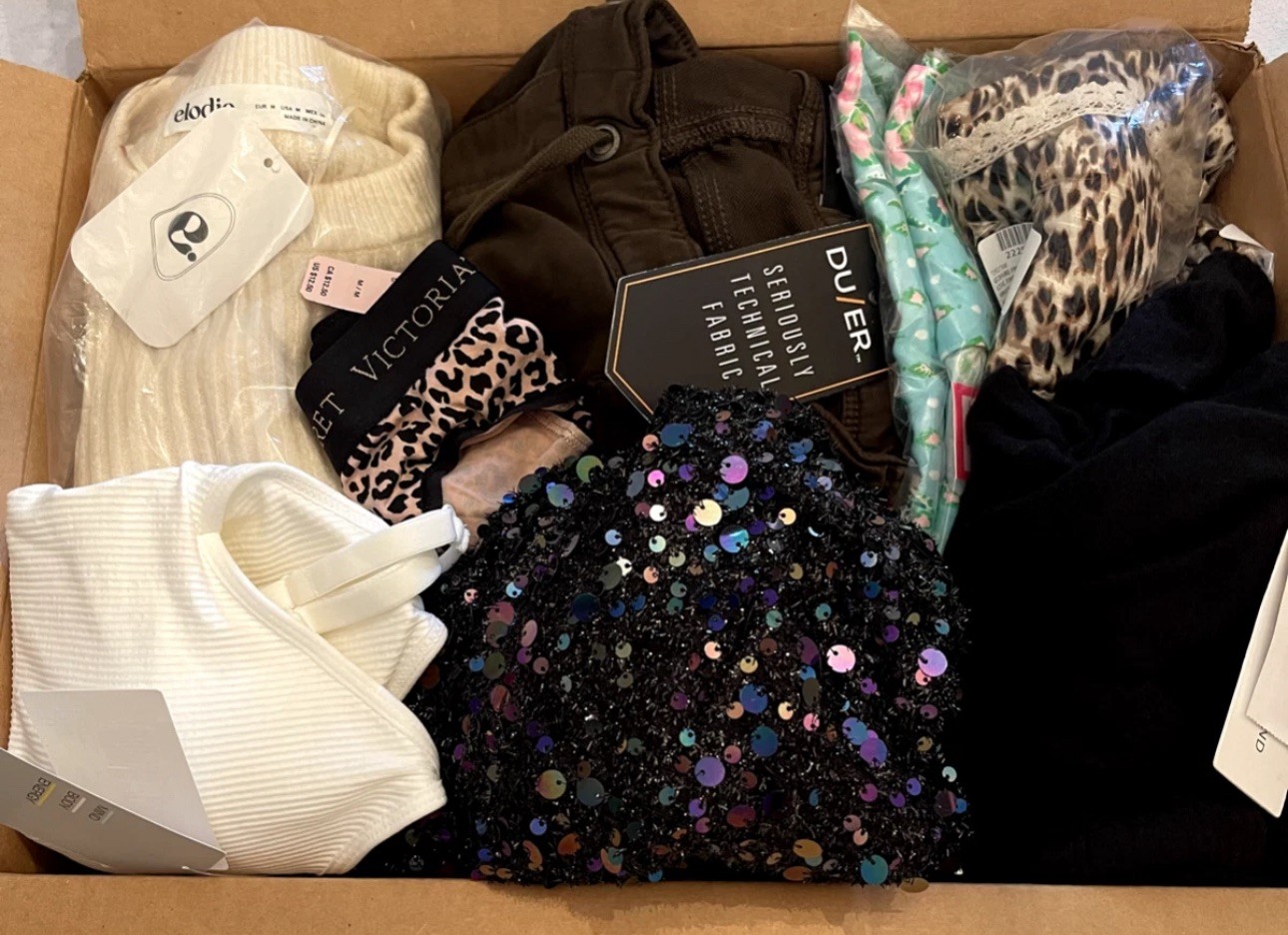 NEW! Women’s Clothing Reseller Wholesale Bundle Box Lot -Min. Retail $250