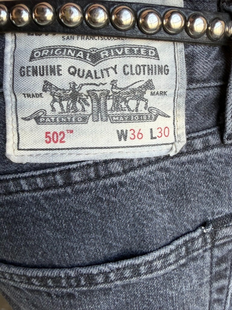 Levi’s 502 Premium Wellthread Jeans faded Black