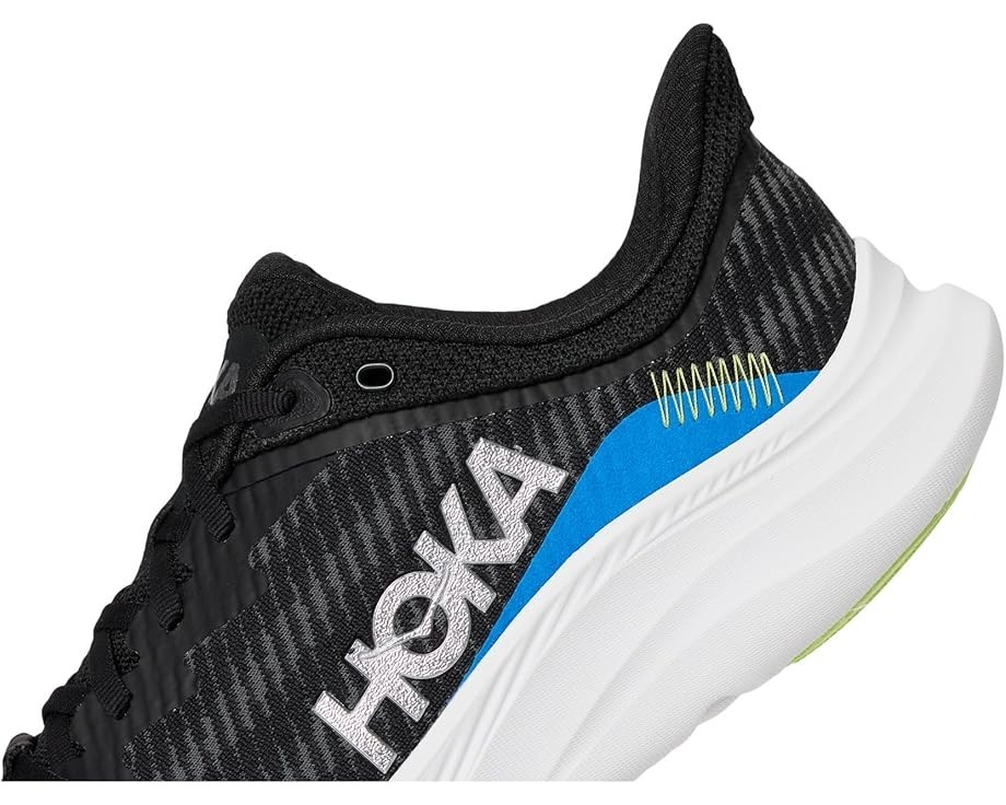 HOKA ONE ONE Solimar Running Lace-Up Sneakers Black Lettuce Mesh Men Size 9.5 D