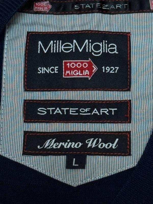 Men’s Mille Miglia Sweater Navy Wool 40 /L / 48