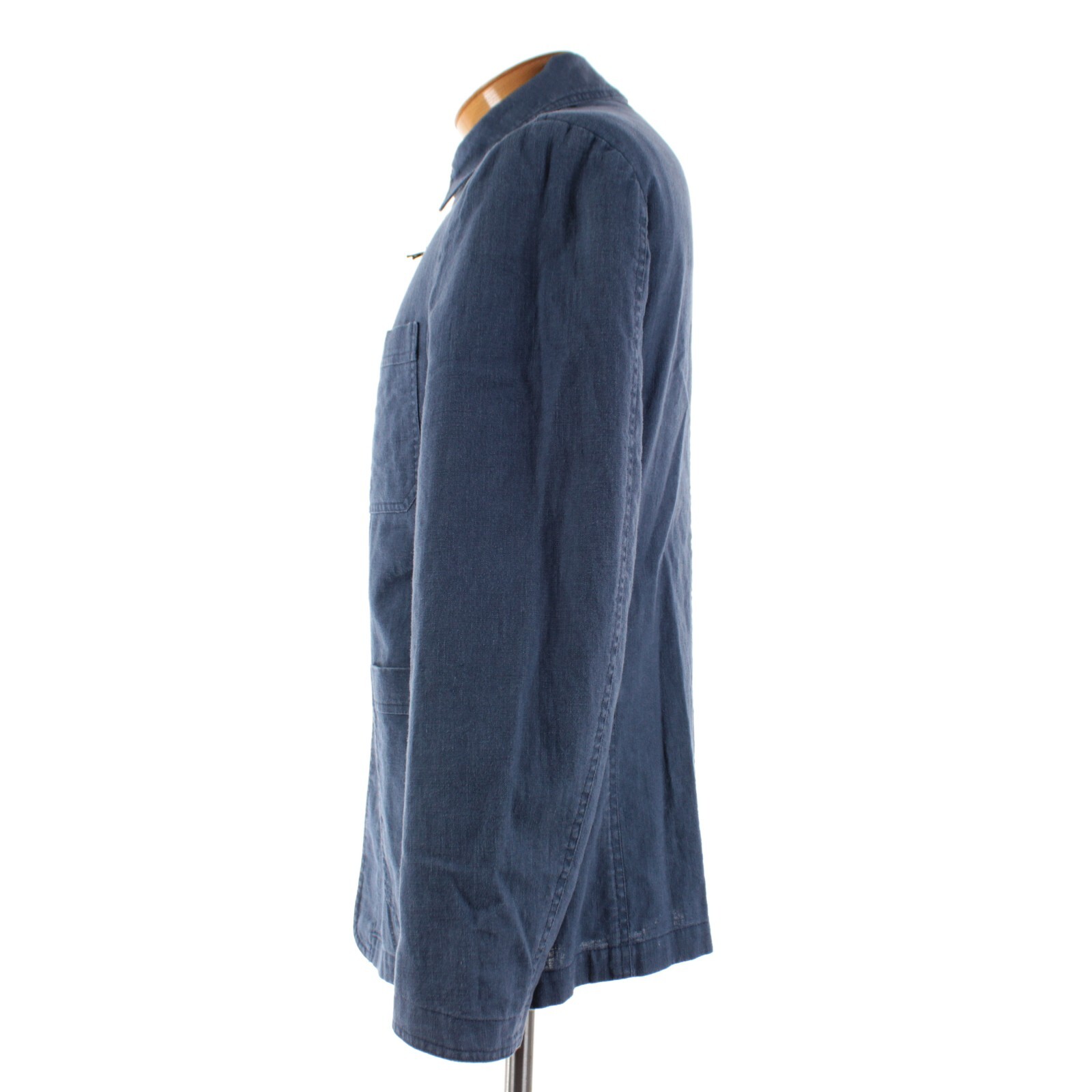 Waterville NWT 100% Linen Overshirt Size 50 (M US) Barret In Solid Blue